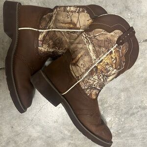 Justin Gypsy Women's Raya Camo Cowgirl Boots - Square Toe